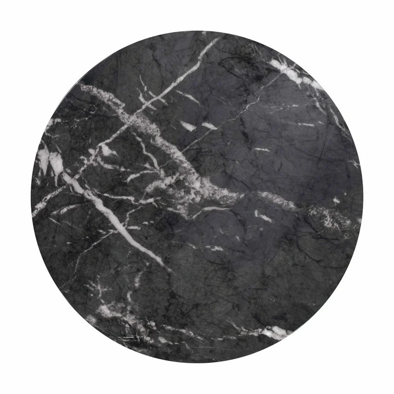 Rue Black MarbleSide Table by TOV Furniture | Walmart (US)