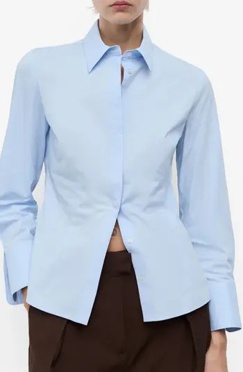 Slim Fit Stretch Poplin Button-Up Shirt | Nordstrom