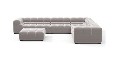 Tufted Sectional Sofa - Large Right Corner | Manhattan Home Design