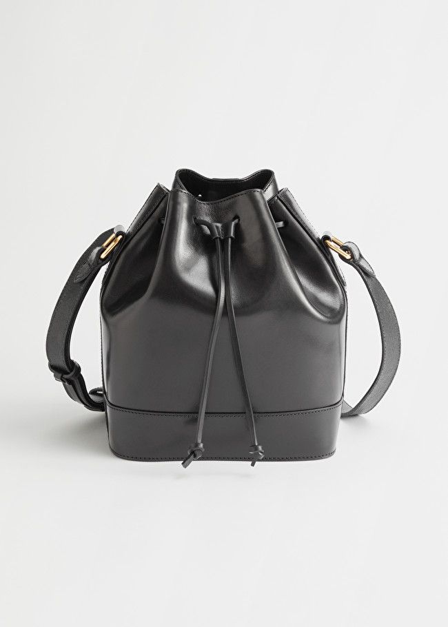 Topstitched Leather Bucket Bag | & Other Stories (EU + UK)