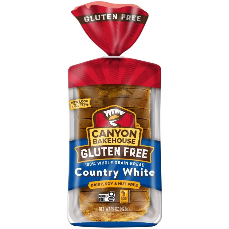 Canyon Bakehouse Country White Gluten Free Bread, 100% Whole Grain Sandwich Bread, Fresh, 15 oz L... | Walmart (US)