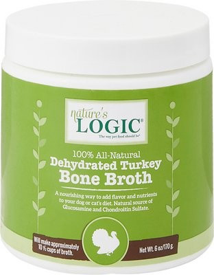 Nature's Logic Dehydrated Turkey Bone Broth Dog & Cat Food Topper | Chewy.com