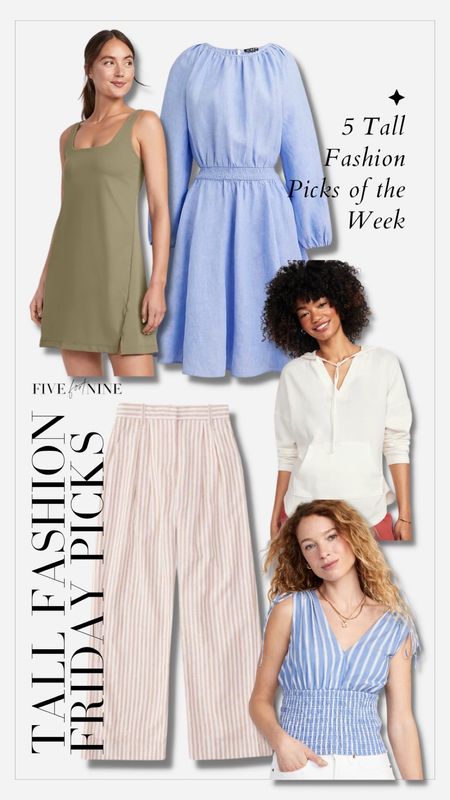 Tall fashion Friday, linen dress, workout dress, linen pants, spring fashion 

#LTKunder100 #LTKSeasonal