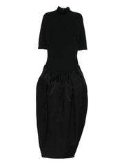 Magda Butrym silk-blend Dress | Black | FARFETCH CA