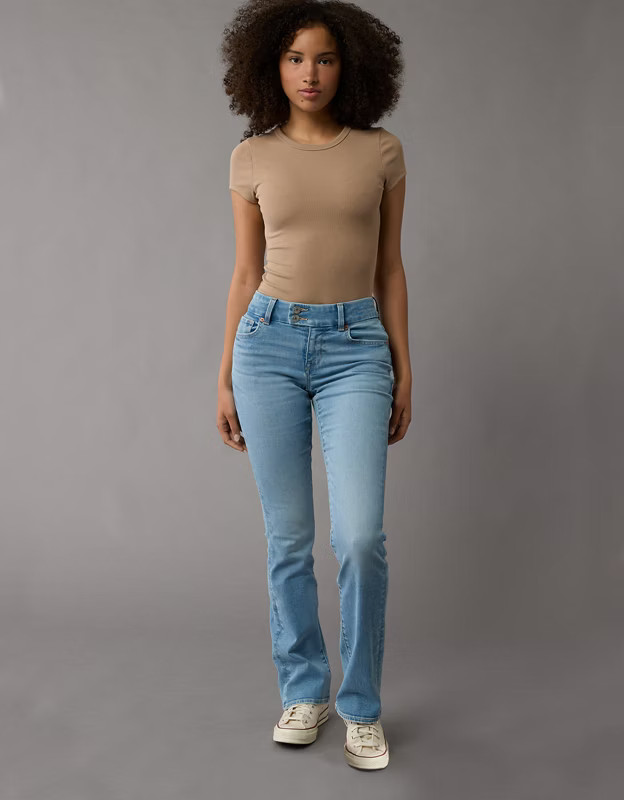 AE Next Level Curvy High-Waisted Skinny Kick Jean | American Eagle Outfitters (US & CA)