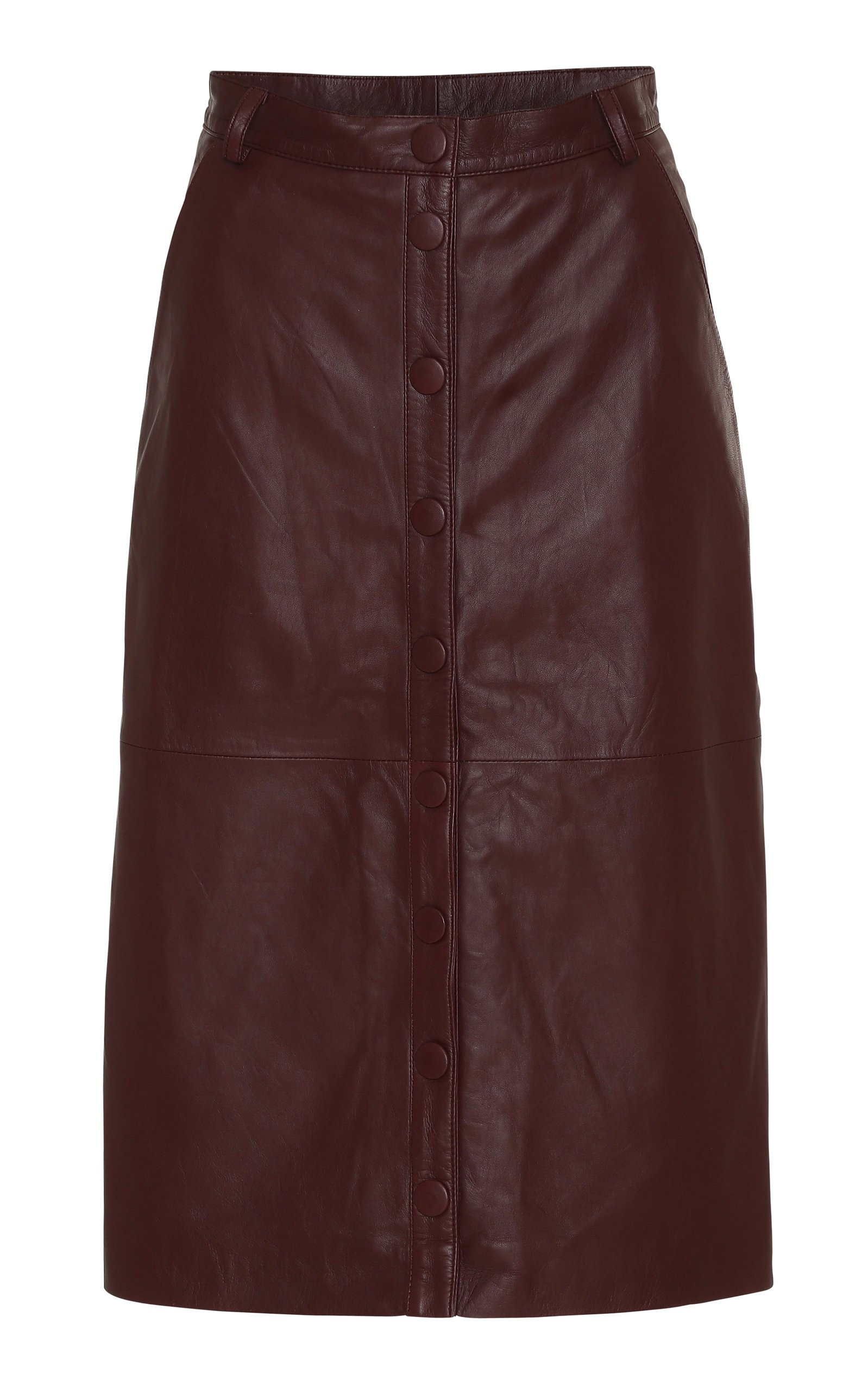 Bellis Leather Skirt by Remain | Moda Operandi | Moda Operandi Global