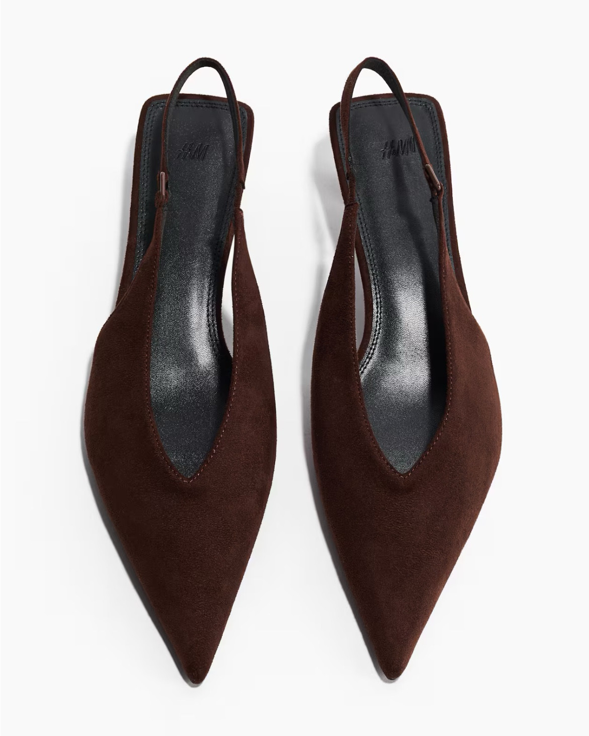 Faux suede pointed toe slingback heels 

#LTKSeasonal #LTKFindsUnder50