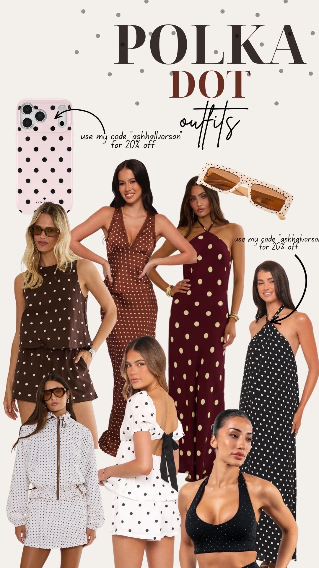 Polka dots are in for fall! Remember to use “ashhalvorson” for 20% off at Case-Mate and Petal & Pup! 

#Code #Polkadots

#LTKBump #LTKgrwm #LTKootd #LTKmomlife