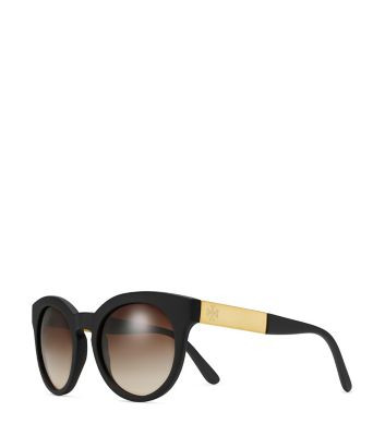 Debossed-T Round Sunglasses | Tory Burch US