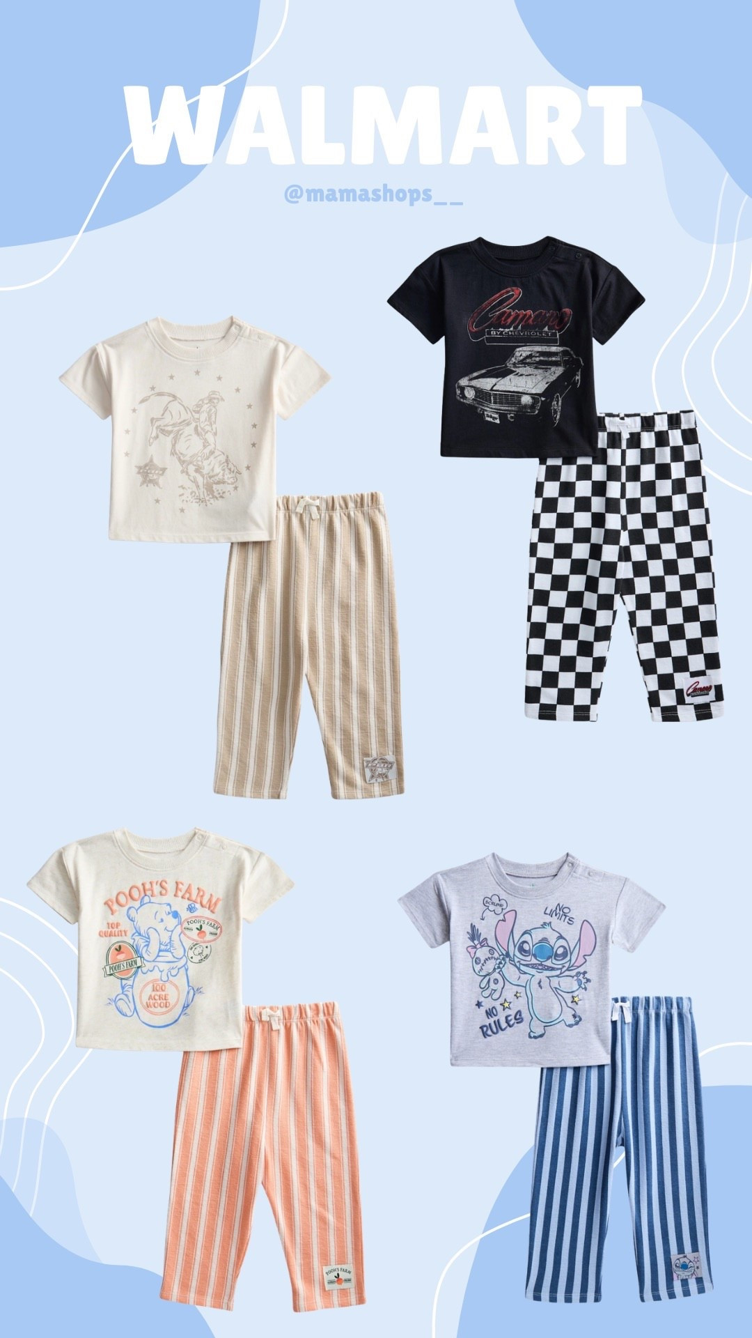 I really love these graphic Baby Boy 2pc sets, they are so adorable I want them all! 🥰👶🏻

linking all of them here✨🔗
(ON SALE NOW!)🚨

Find them at Walmart🛍️

#LTKmomlife #LTKBaby #LTKSeasonal