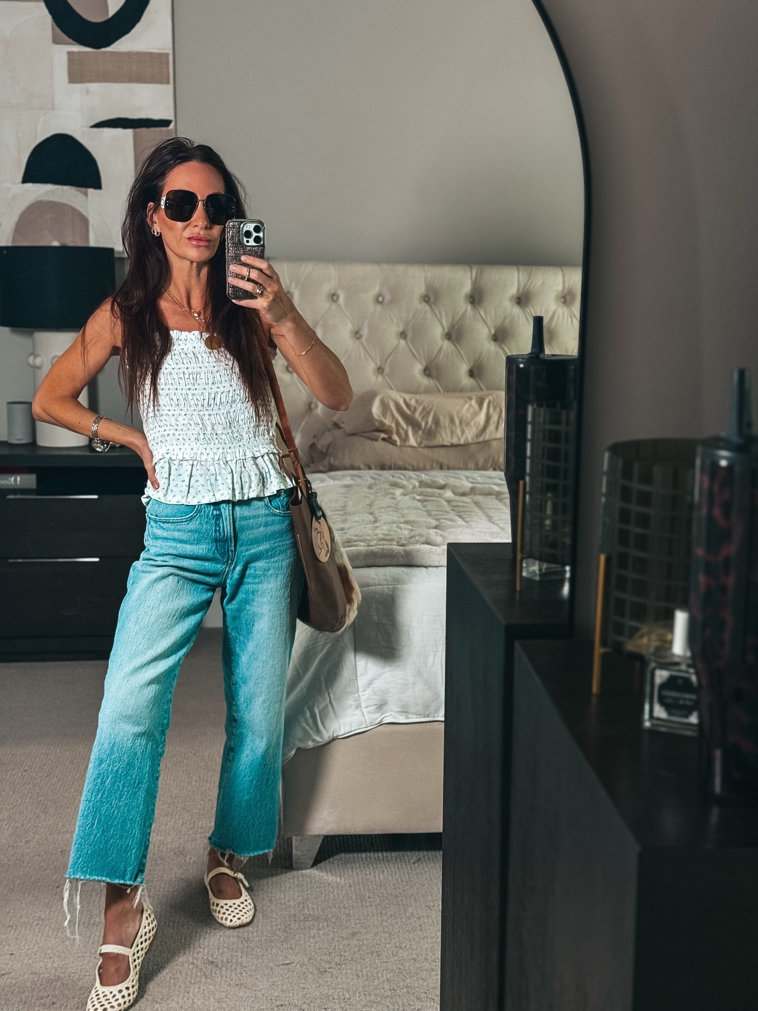 Madewell denim + a pretty little summer top

Madewell vintage crop denim — accidentally ordered Curve Love and honestly loved the extra room through the hips — with a pretty smocked peplum top, Dior sunnies, woven flats, and my James Michelle necklace stack.

Madewell jeans, Madewell vintage crop, Curve Love jeans, straight leg denim, cropped denim, summer denim outfit, white summer top, smocked top, peplum top, feminine summer top, woven flats, summer flats, brown shoulder bag, Dior sunglasses, James Michelle necklace, necklace stack, casual summer outfit, elevated basics, pretty top outfit, summer outfit idea, denim outfit, everyday summer style

#LTKootd #LTKOver40