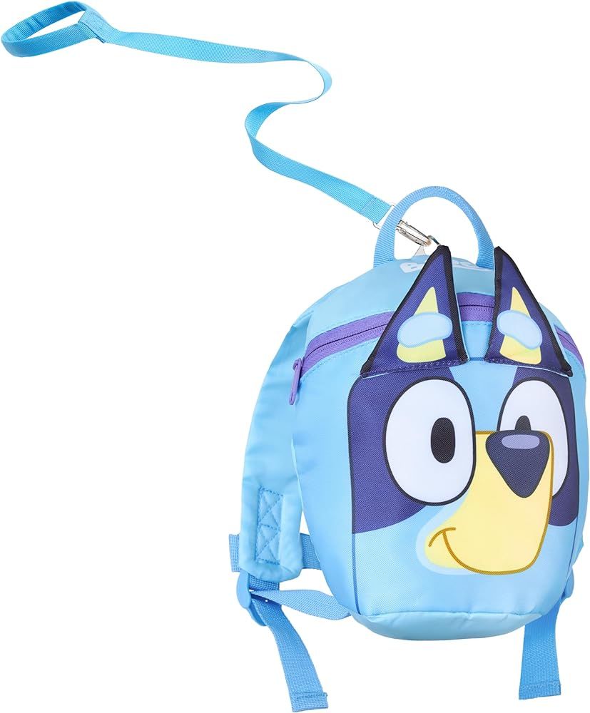 Bluey Backpack with Reins Toddler Backpack with Reins and Harness 1-4 Years (Blue) | Amazon (UK)