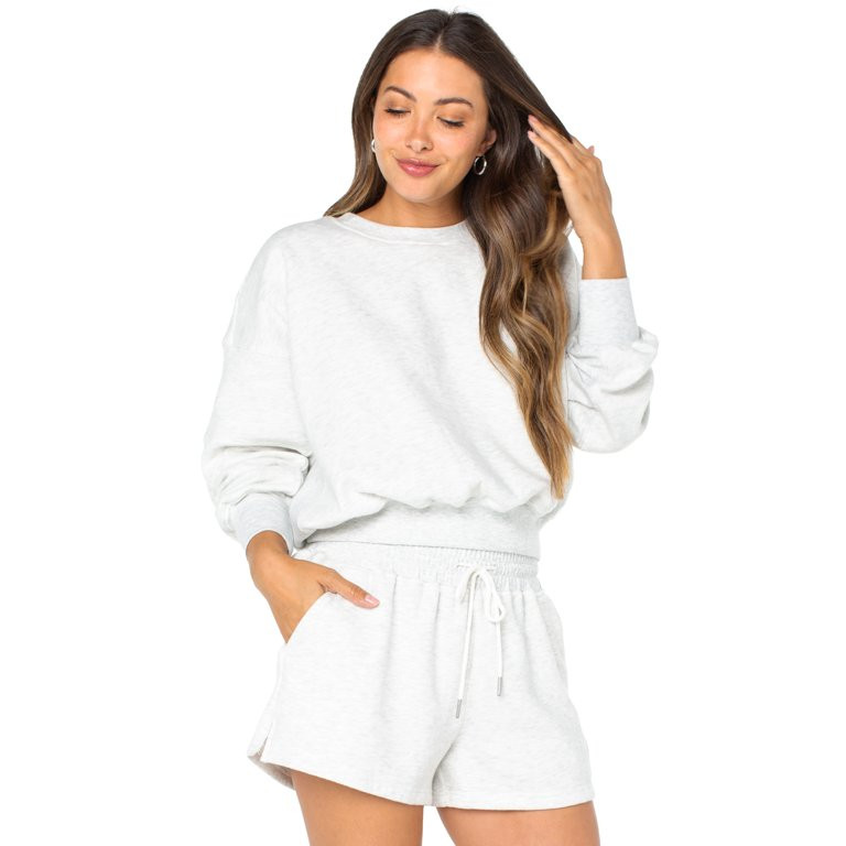Celebrity Pink Womens Oversized Boyfriend Sweatshirt | Walmart (US)