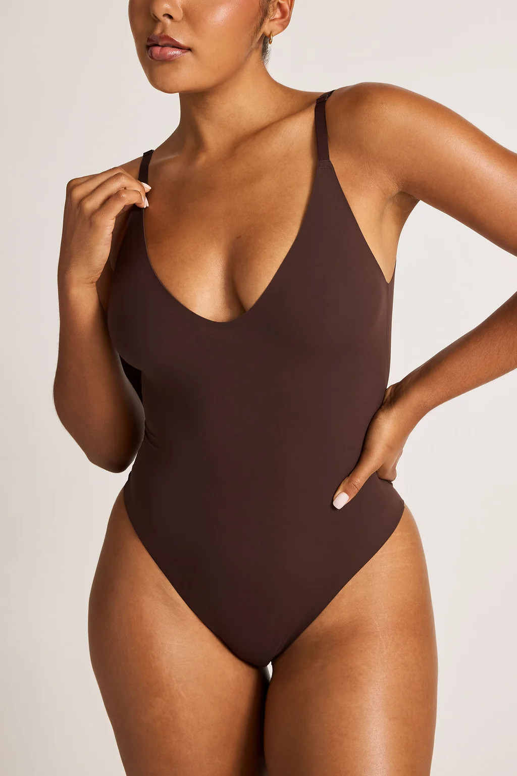 Base Cami Bodysuit in Espresso | Negative Underwear