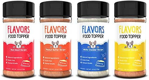 Flavors Food Topper for Dogs - All 4 Recipes Gift Pack - Natural, Grain Free - Perfect Kibble Sea... | Amazon (US)