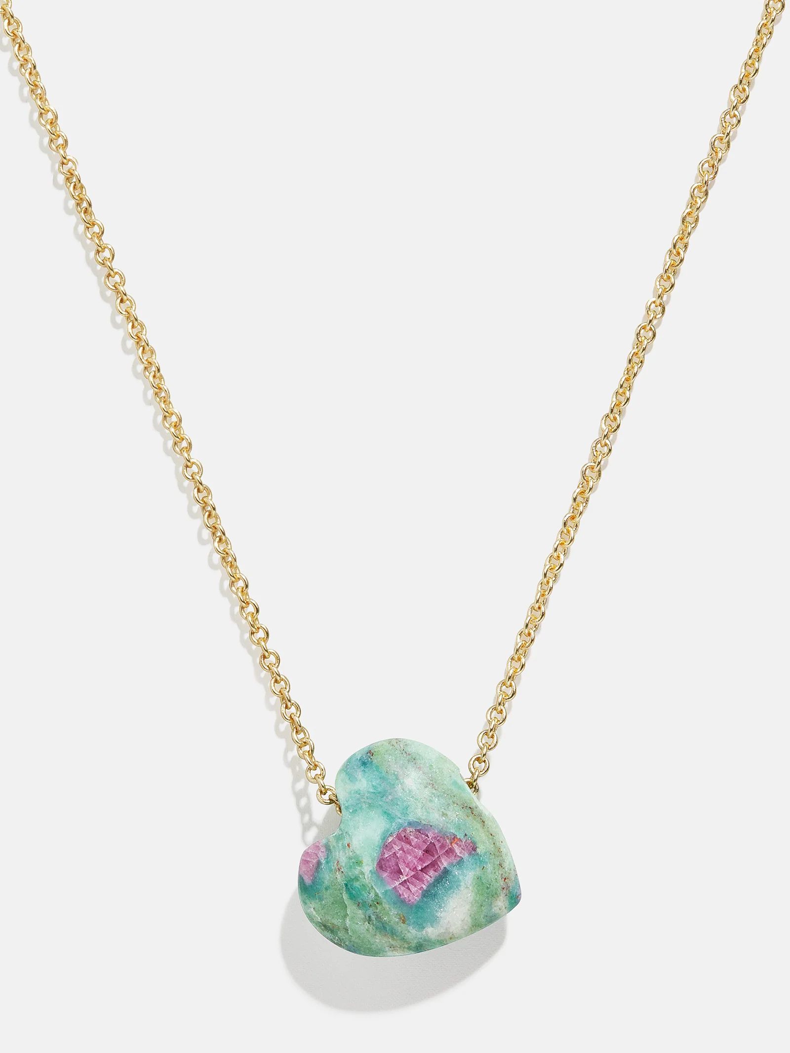 Juno Ruby Fuchsite Necklace - Ruby Fuchsite Stone | BaubleBar (US)