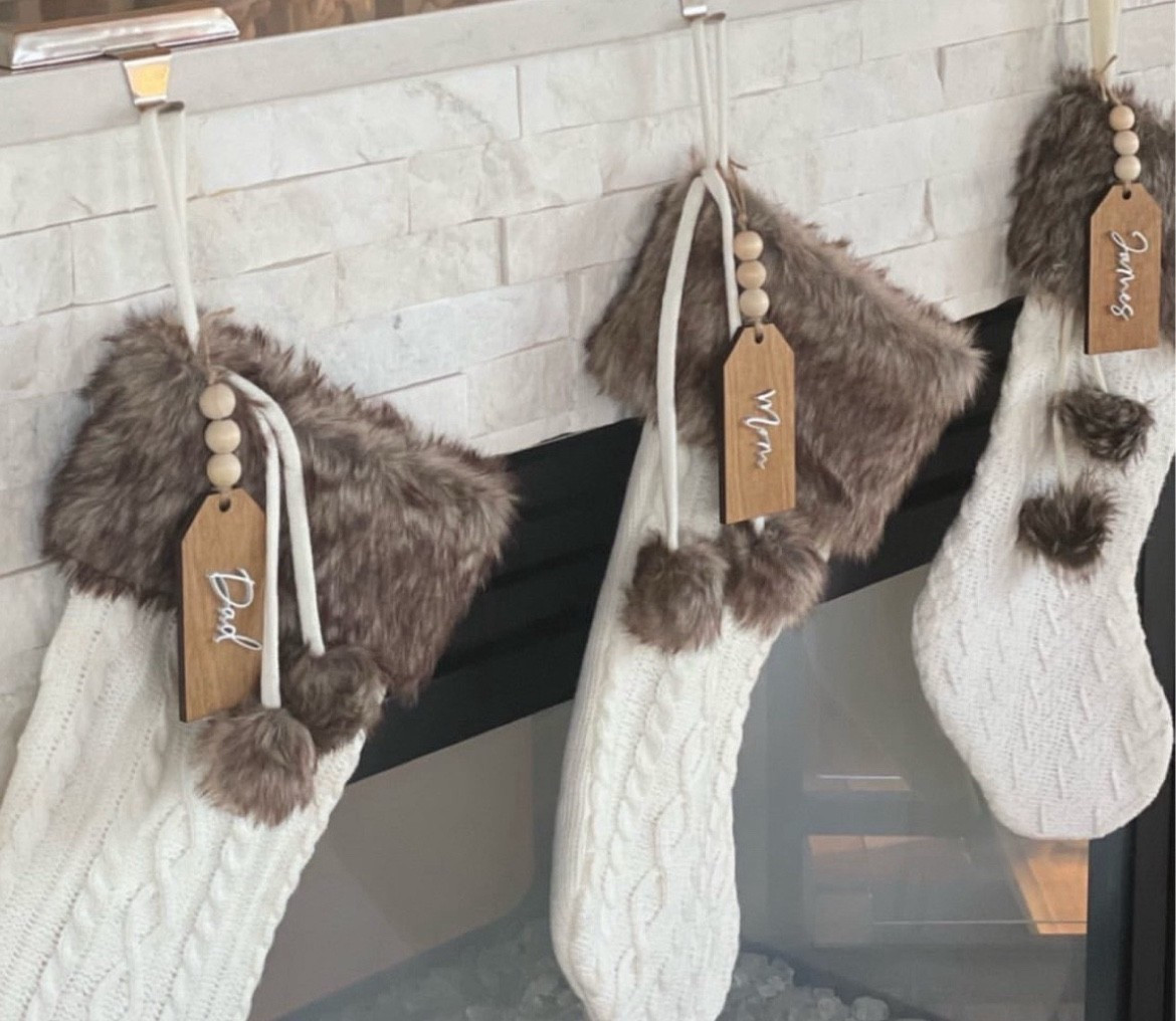 These custom name tags are special. Classic and simply perfect .