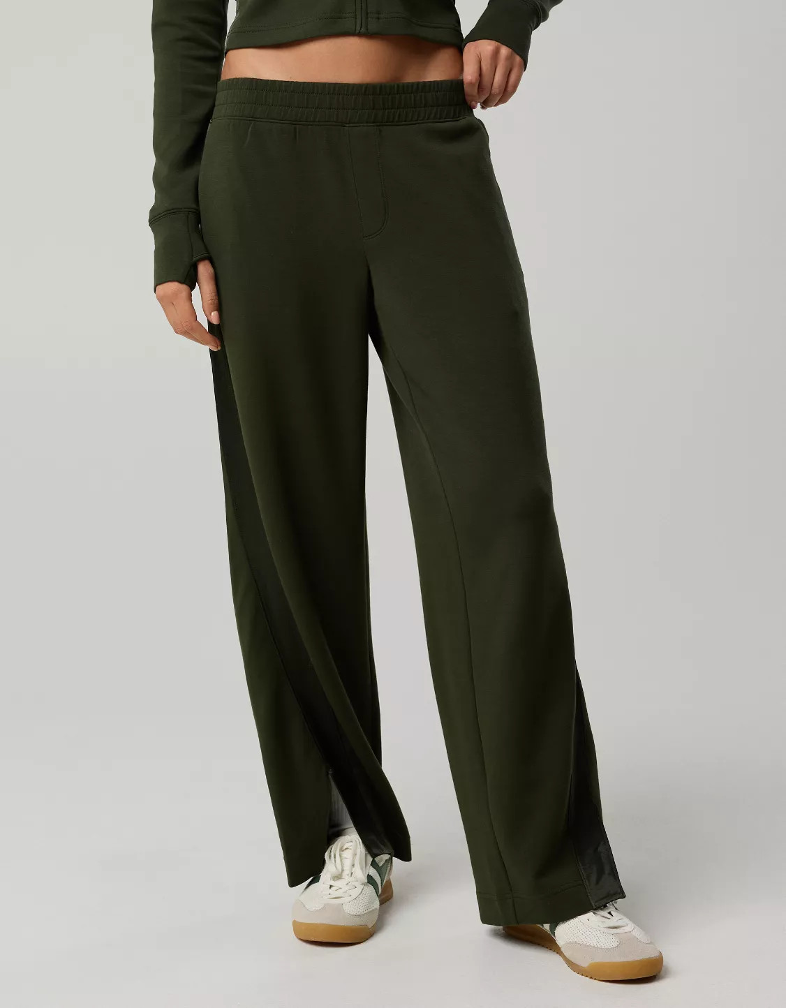 OFFLINE By Aerie Chill Up Satin Track Trouser | Aerie