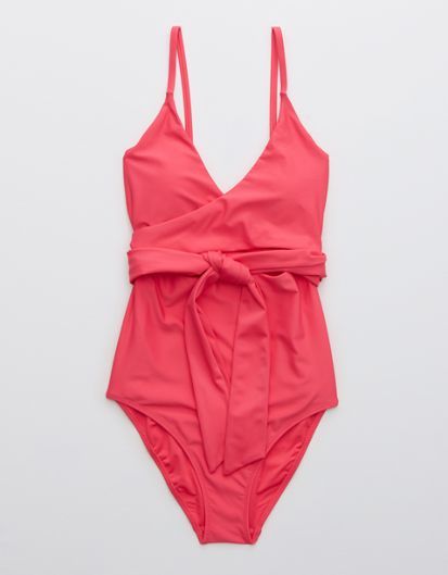 Aerie Wrap One Piece Swimsuit | American Eagle Outfitters (US & CA)