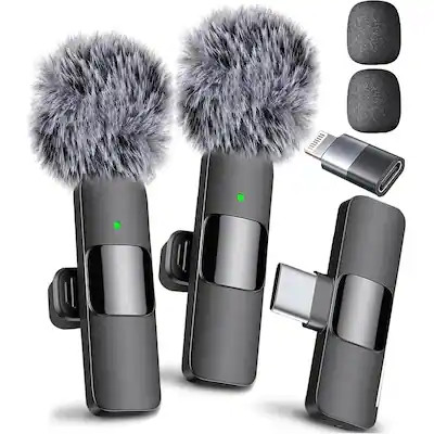 Mini Mic Pro - -Wireless Mic for iPhone, iPad, Android, Lavalier Microphone for Video Recording A... | Best Buy U.S.