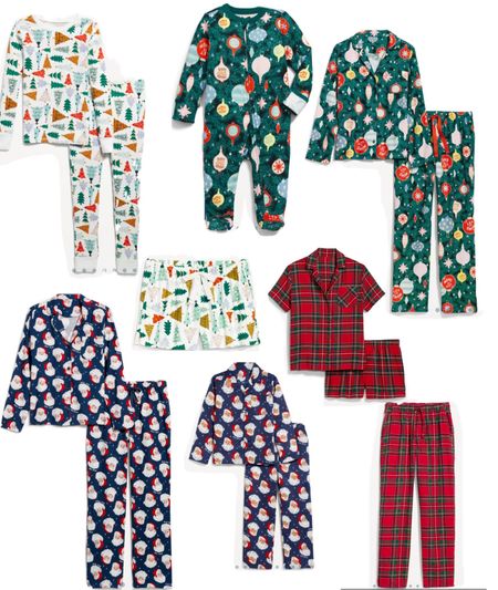 Matching family pajamas at Old Navy! Christmas pajamas for family!! Christmas pajamas for her, him, kids, toddlers and babies at Old navy! Ornament pjs, Santa pjs, Christmas tree pjs, plaid pjs! 

#LTKHoliday #LTKHolidaySale #LTKSeasonal