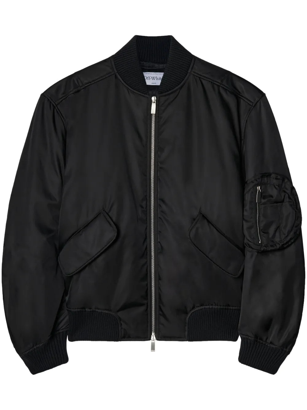 zip-fastening bomber jacket | Farfetch Global
