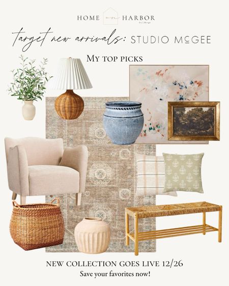 New Studio McGee collection at Target drops 12/26! Here are my top picks. Favorite your favorites now! 

#LTKhome #LTKGiftGuide #LTKSeasonal