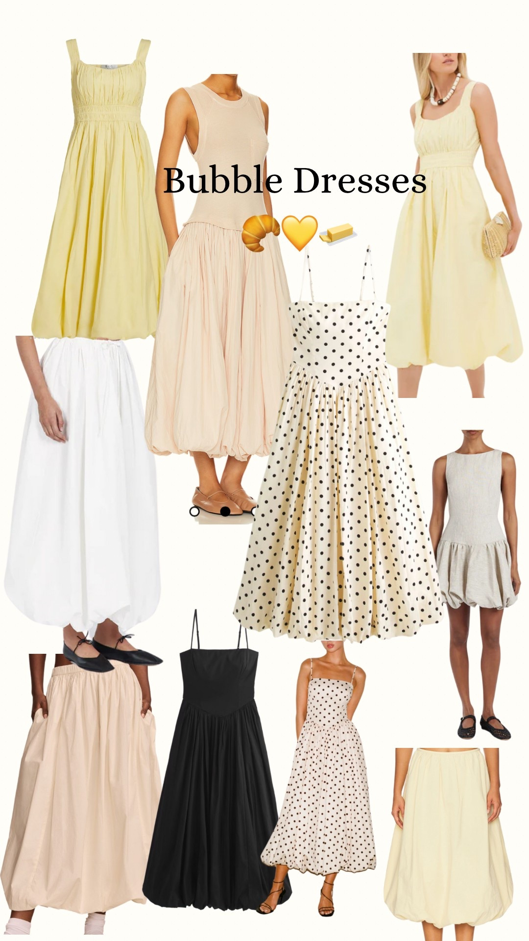 Bubble dresses and skirts 💛
#butteryellow #bubbleskirt