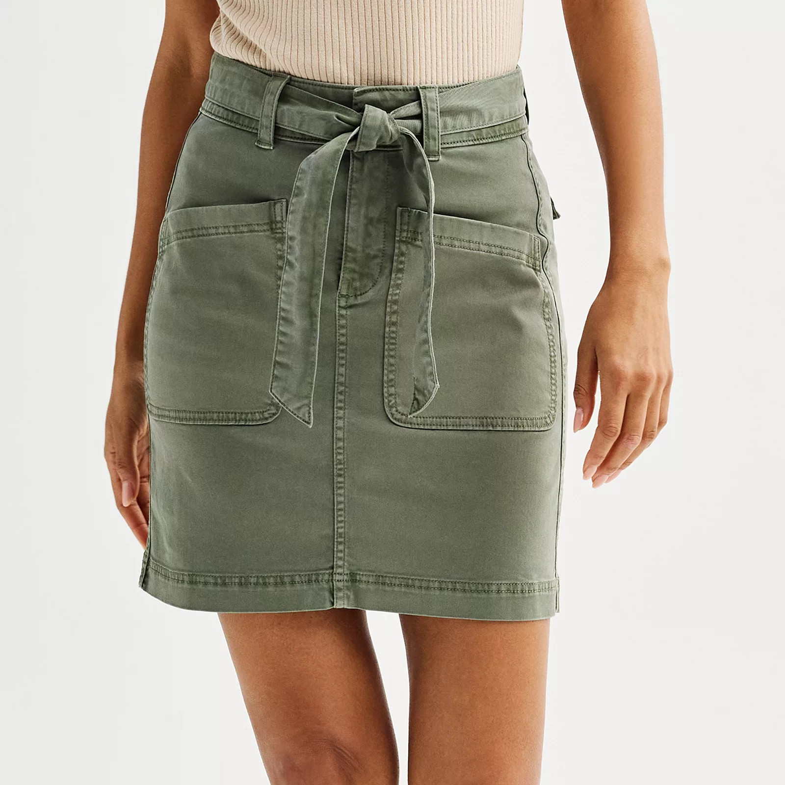 Women's Sonoma Goods For Life® Structured Skirt | Kohl's