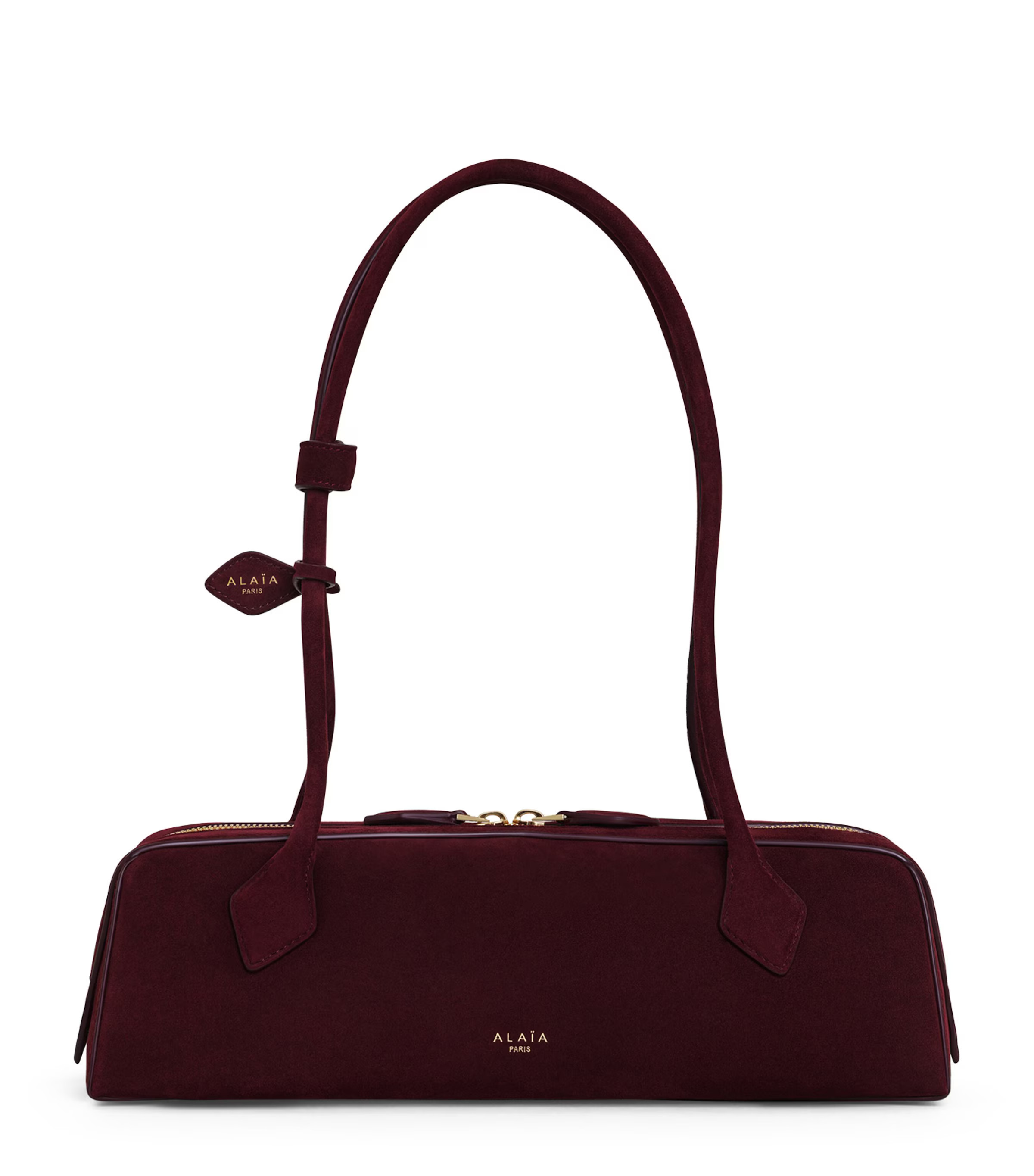 Alaïa Medium Suede Le Teckel Shoulder Bag | Harrods