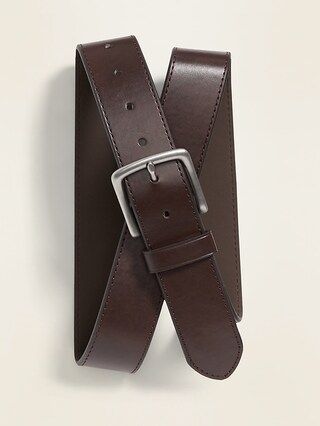 Brown Faux-Leather Belt for Men | Old Navy (US)