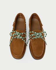 Franco Cacao Suede Boat Shoe | Loeffler Randall