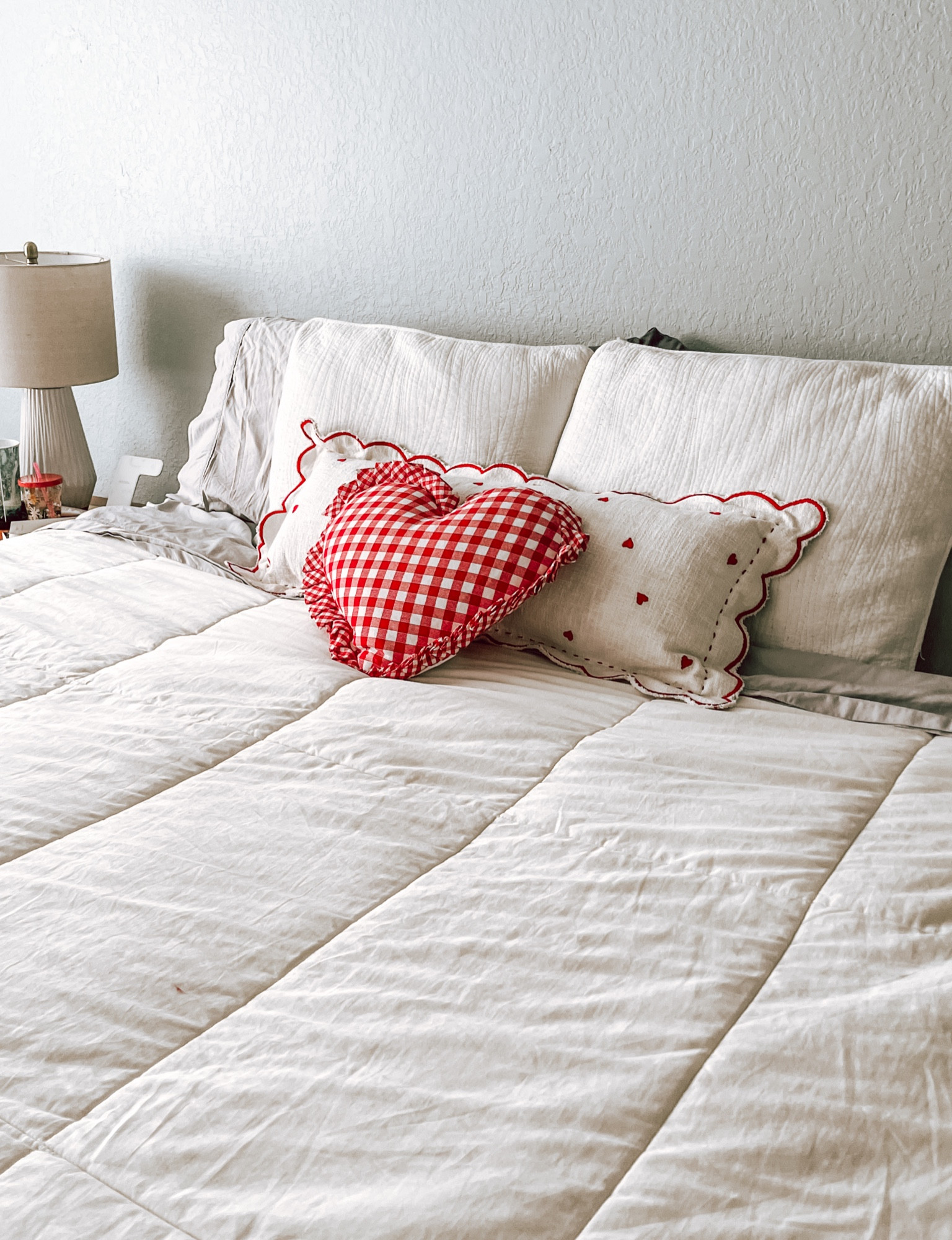 Valentines Day pillows from Target!

Oversized lumbar embroidered hearts throw pillow and a red gingham heart  

Use my code 21SCL on Vesta-sleep.com to save!

#LTKhome #LTKMostLoved #LTKstyletip #LTKSeasonal