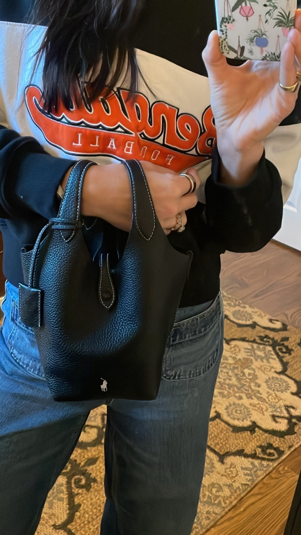 Picotin-vibes, but 1/5th the cost 

Ralph Lauren Polo Play Small Black Bag 

#LTKStyleTip #LTKItBag