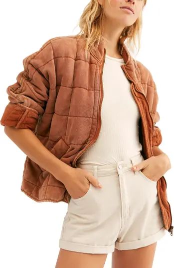 Free People Dolman Sleeve Quilted Jacket | Nordstrom | Nordstrom