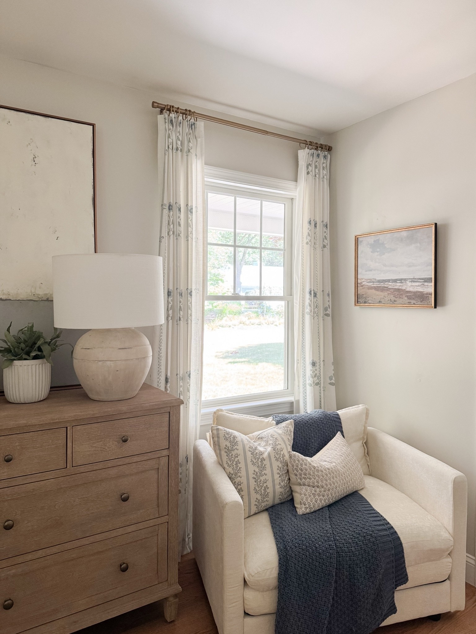 A cozy and welcoming coastal bedroom 🤍 new curtains I’m obsessed with!

#LTKHome