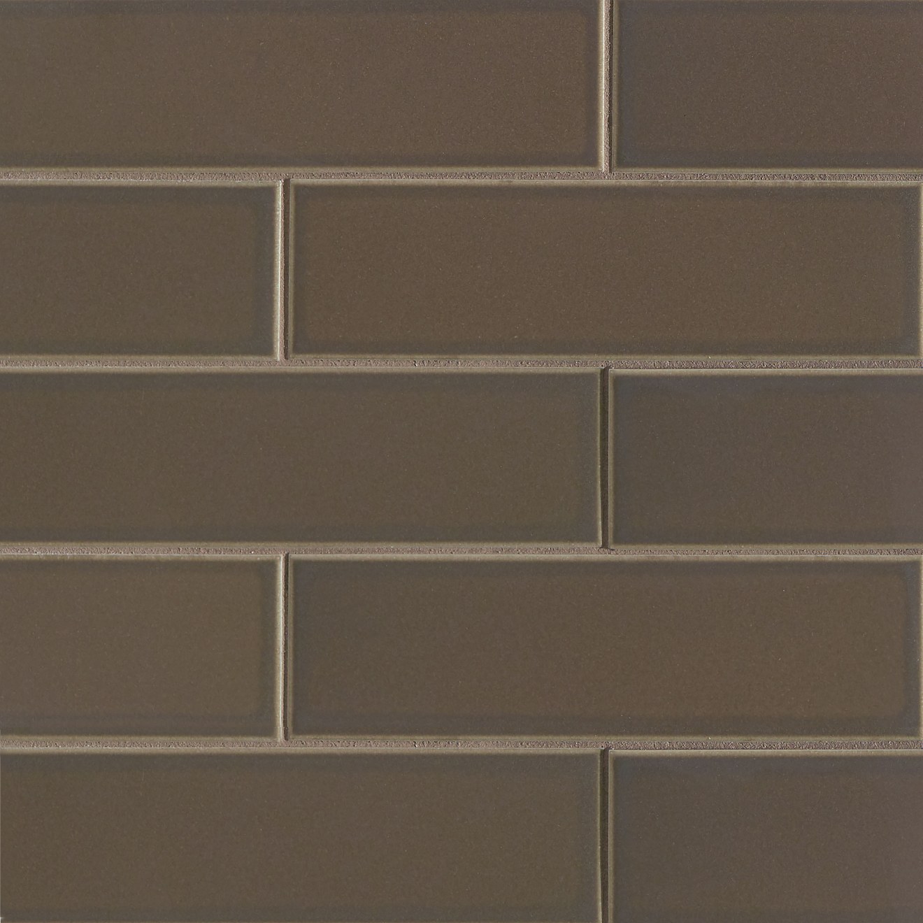 Zenia 2.5" x 9" Matte Porcelain Floor & Wall Tile in Umbra | Bedrosians Tile & Stone