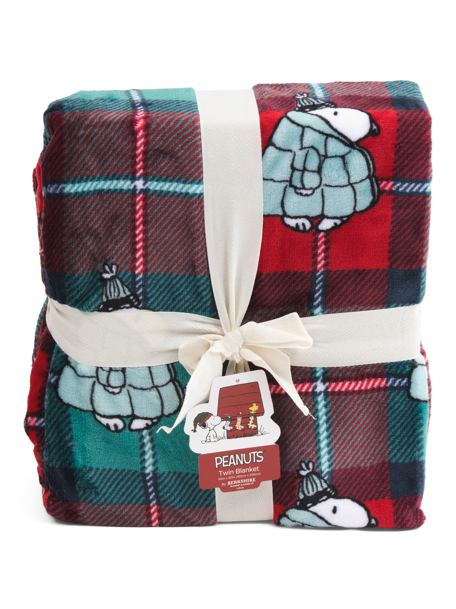 Snoopy Puffer Plaid Blanket | Bed & Bath | Marshalls | Marshalls