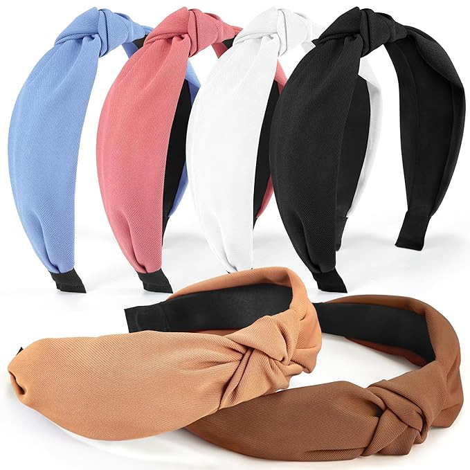 Headbands for Women Girls - 6PCS Stylish Top Knotted Headbands - Knotted Headband For Women - Hea... | Amazon (US)