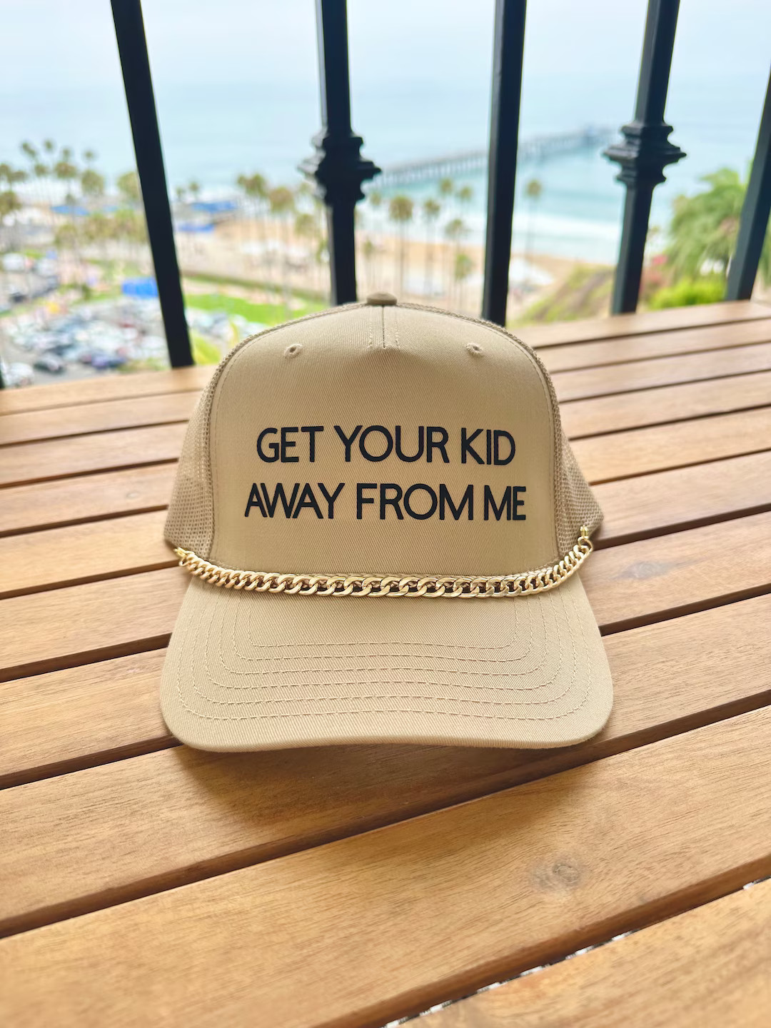 Get Your Kid Away From Me Khakitrucker Hat, Trucker Hat, Snapback - Etsy | Etsy (US)