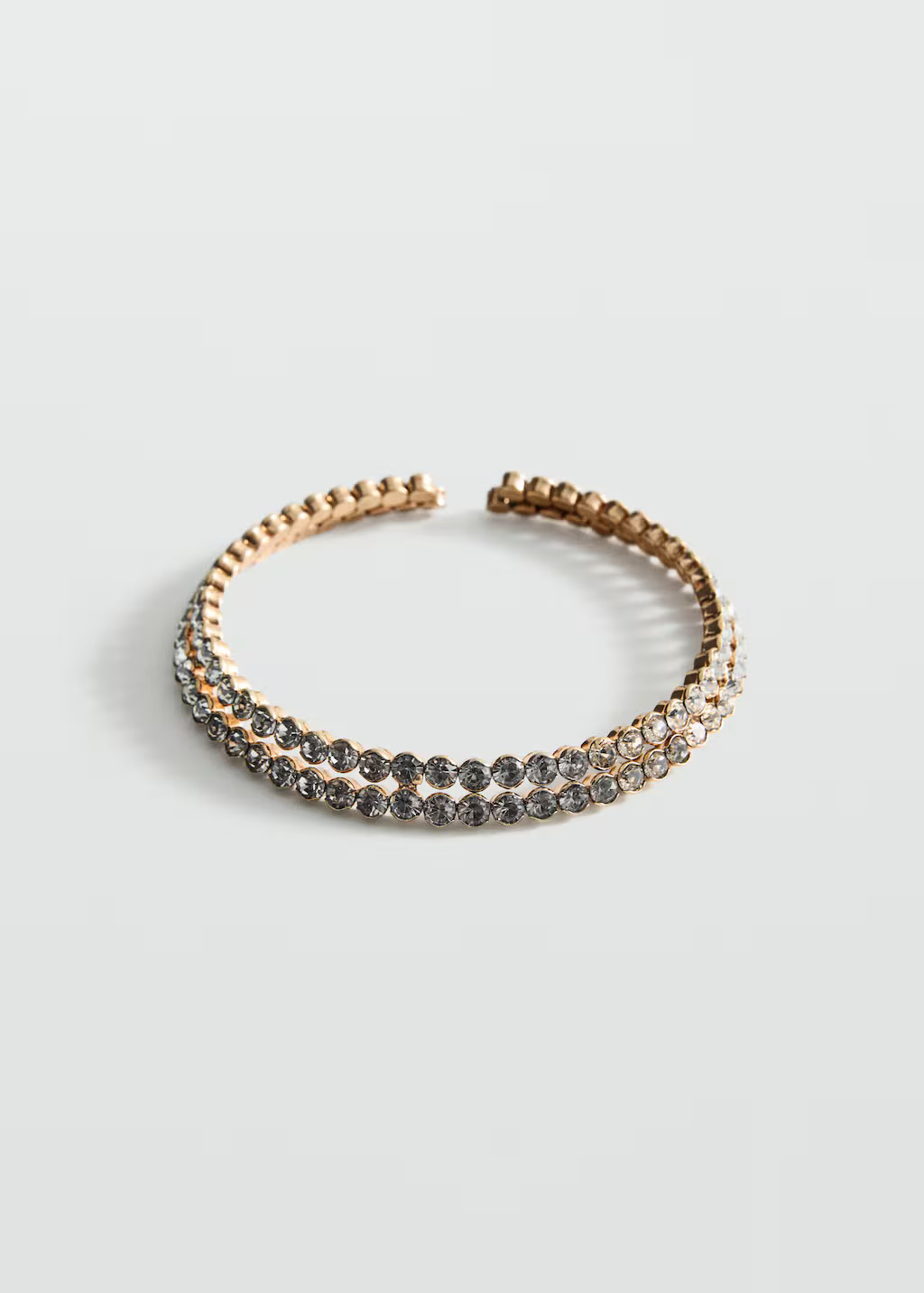Rigid strass necklace | Mango (US/MX/AU)