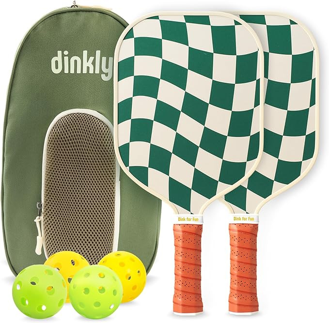 Pickleball Paddles Set of 2 - USAPA Approved Graphite Pickleball Racket, 2 Pickleball Rackets, 4 ... | Amazon (US)