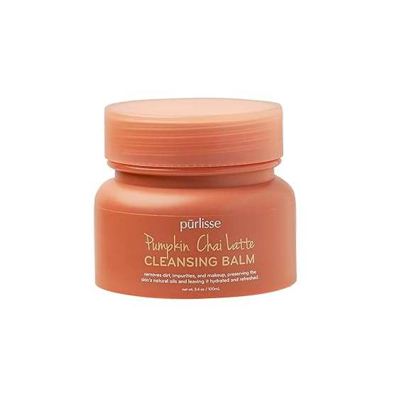 pūrlisse Pumpkin Chai Latte Cleansing Balm - Hydrating Facial Cleanser Enriched with Pumpkin, Ch... | Amazon (US)