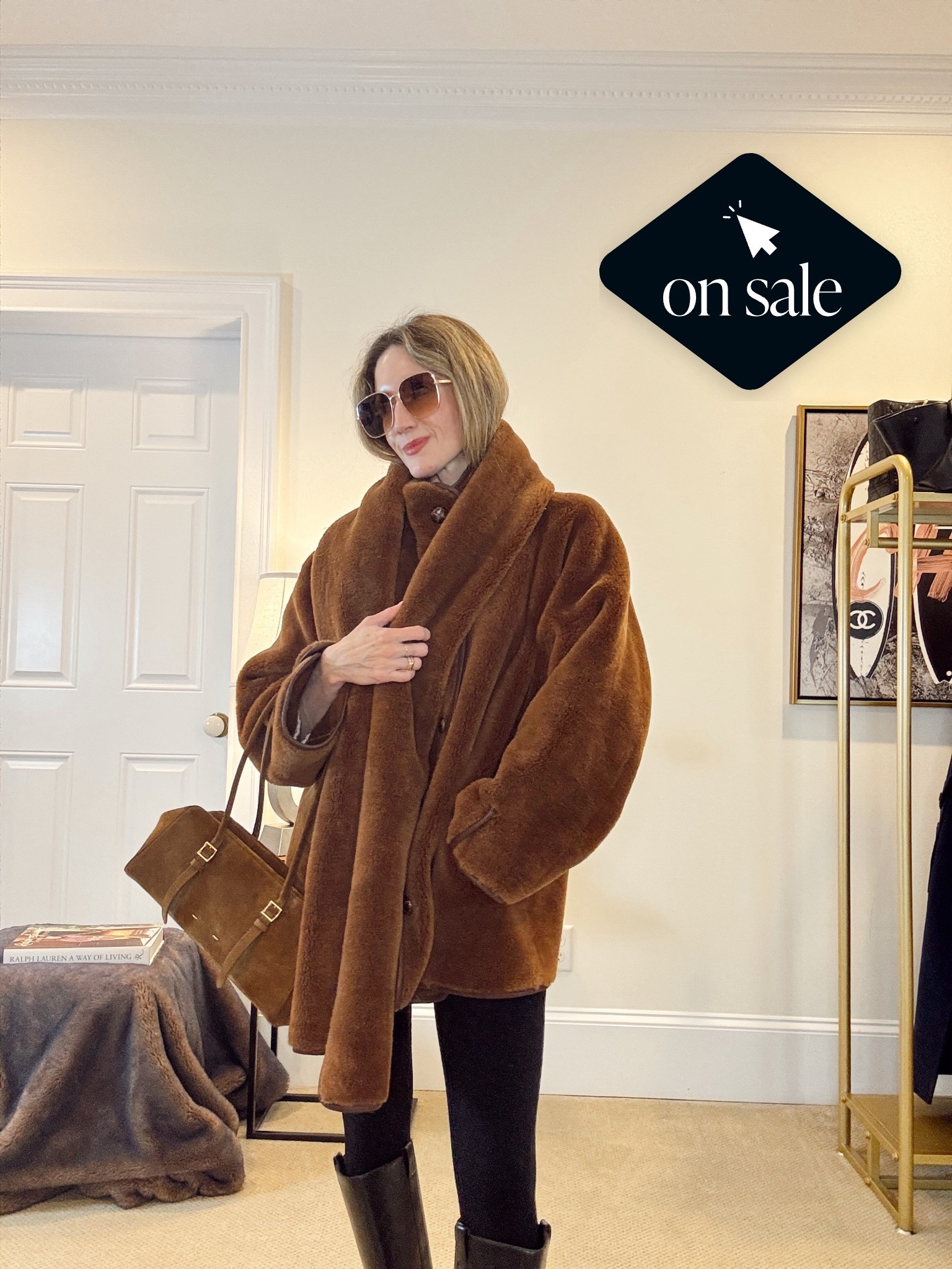 Double sided suede and shearling coat! Extra 10% off sale with code HiZiba10 and suede bag is $20 off with code HiZiba20! ❤️
This is a sponsored post.

#LTKootd #LTKSaleAlert #LTKSeasonal