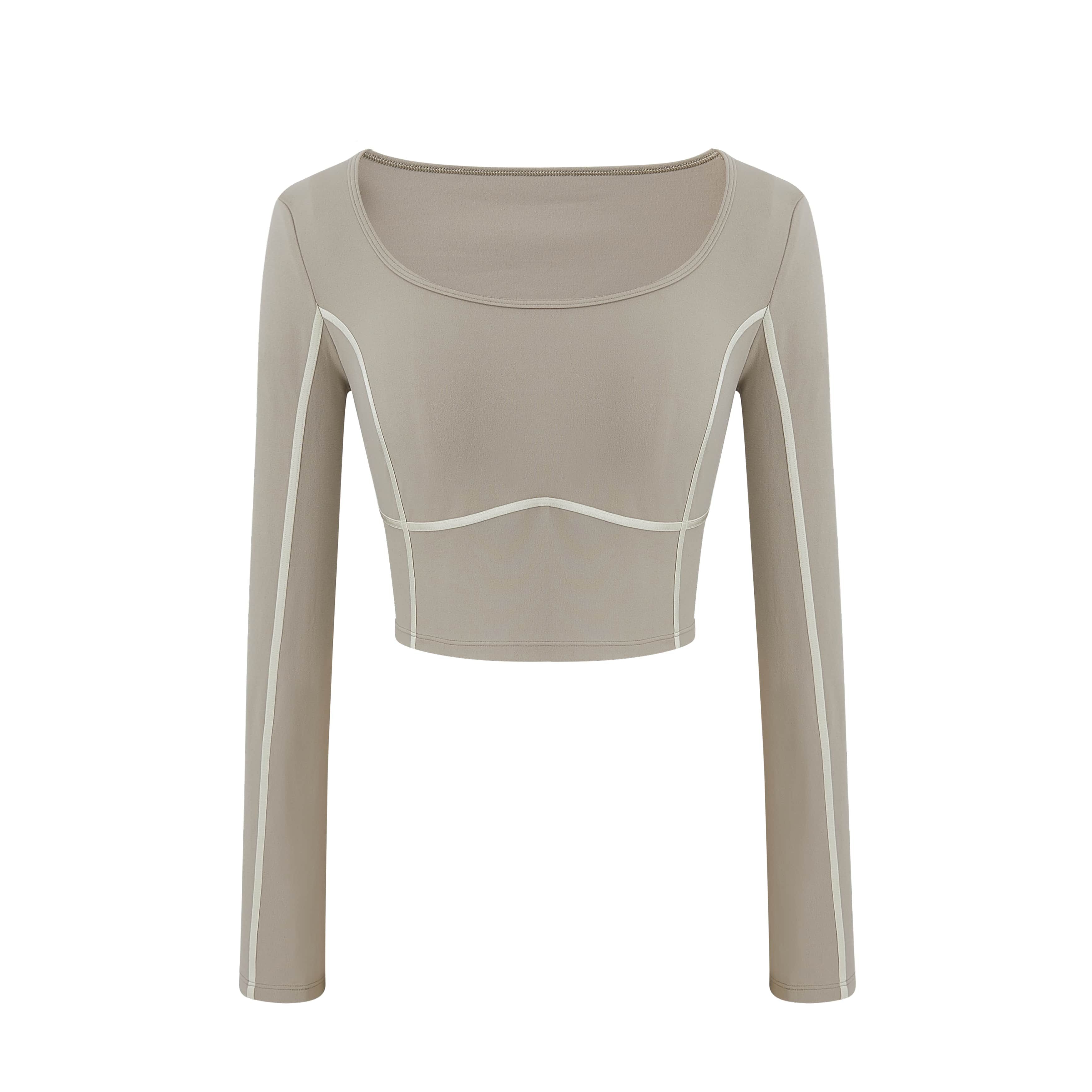 Dance U-Neck Long Sleeve Top | NEIWAI