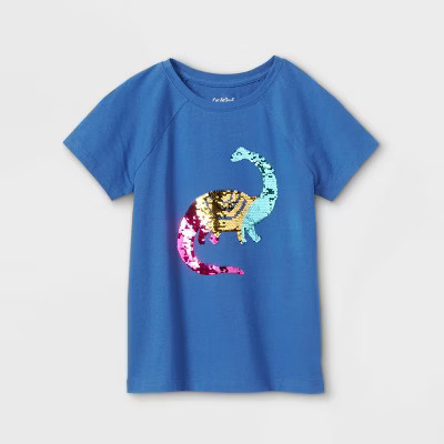 Girls' Flip Sequin Short Sleeve T-Shirt - Cat & Jack™ | Target