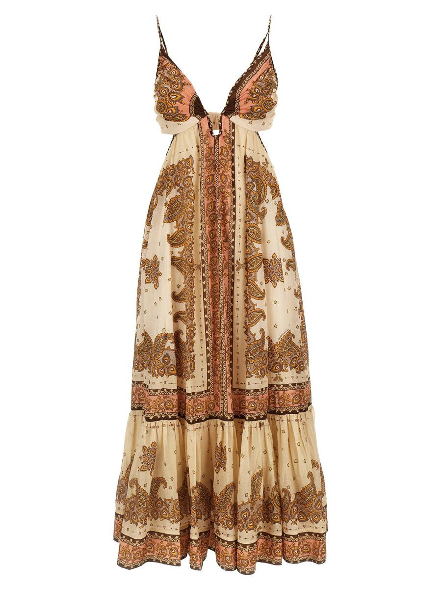 Zimmermann 'Maxine Plunge Maxi' Dress | Baltini