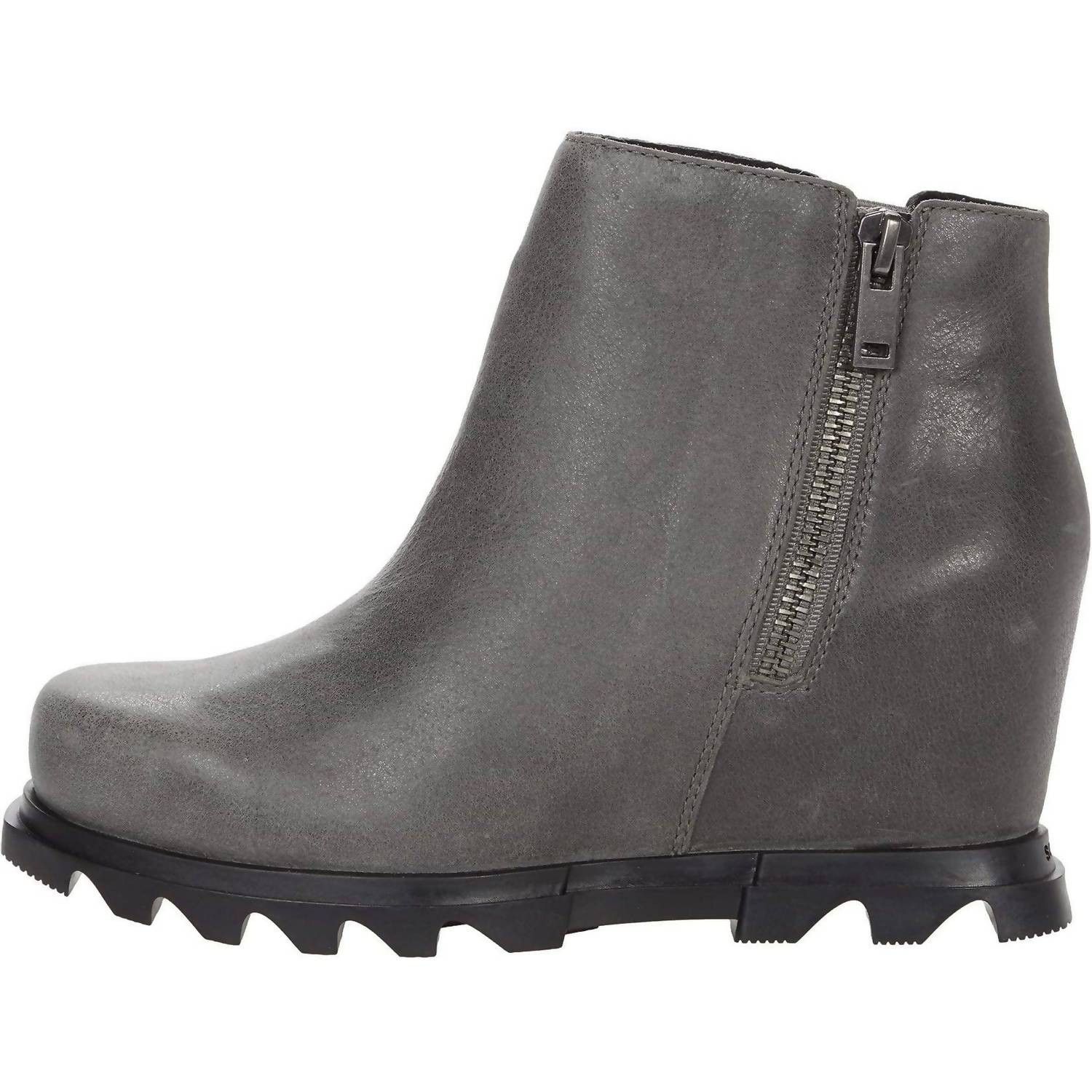 Women's Joan Of Arctic Wedge Iii Zip Boot In Quarry/black | Shop Simon