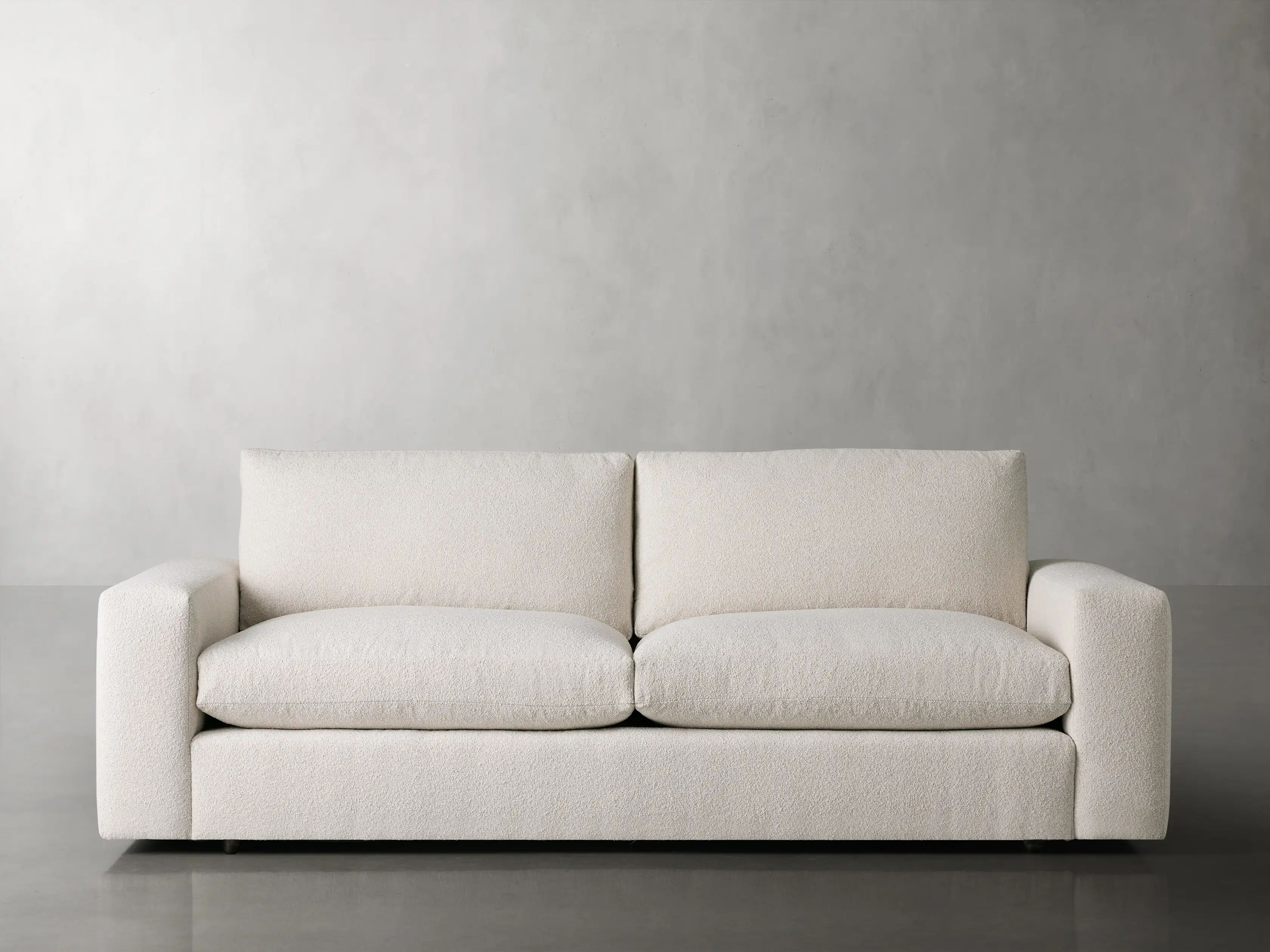 Kipton Wide Arm Sofa in Promise Sugar | Arhaus