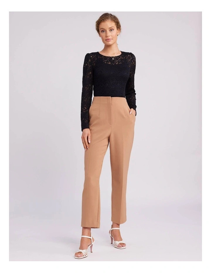 Sophie Crepe Pant in Camel | Myer